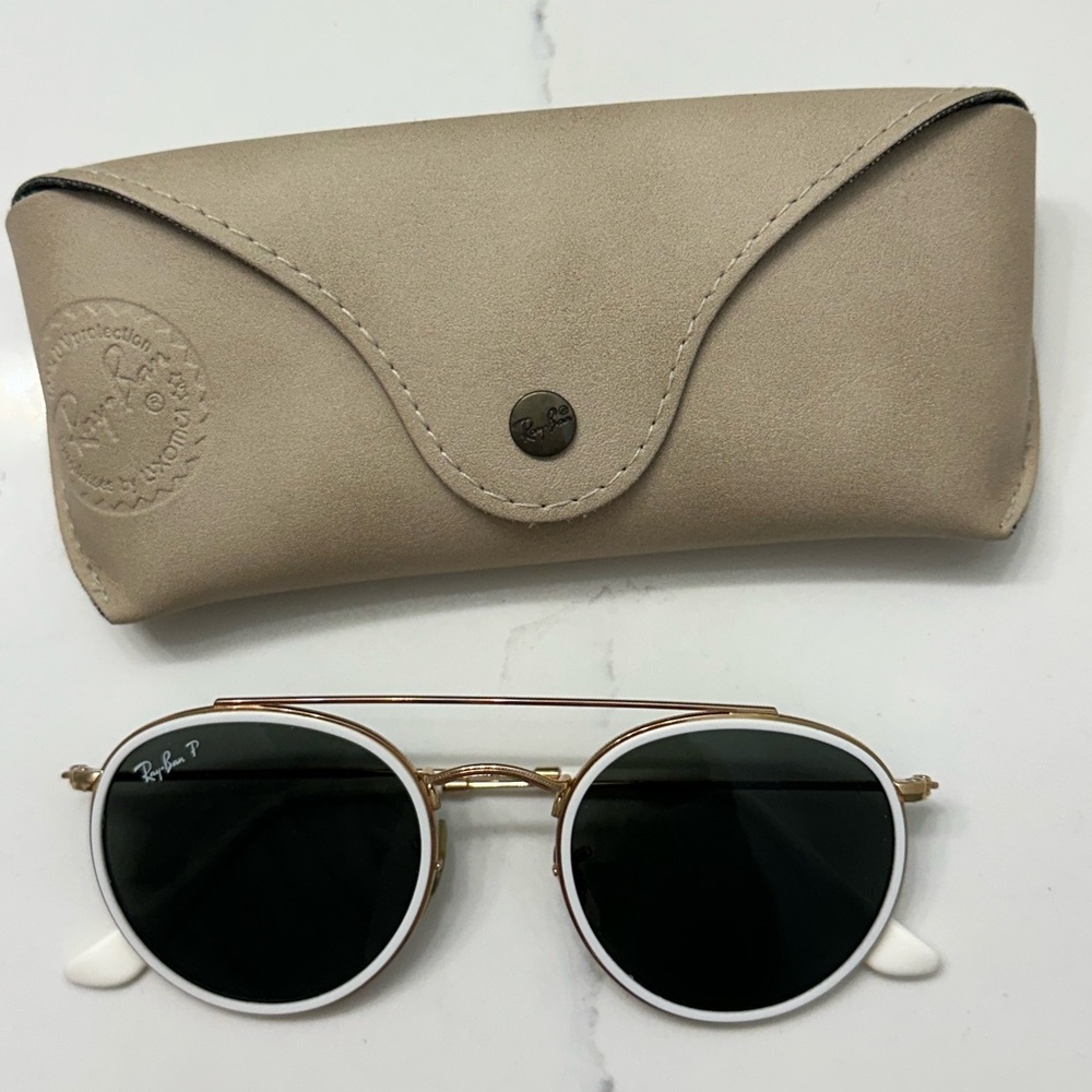 Custom Polarized Ray-Ban Double Bridge Sunglasses
